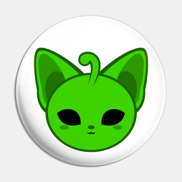 Cute Alien Sphynx Cat - Alien - Pin | TeePublic Cute Alien Sphynx Cat - Alien - Pin | TeePublic