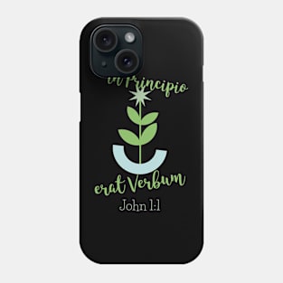 in Principio erat Verbum Phone Case