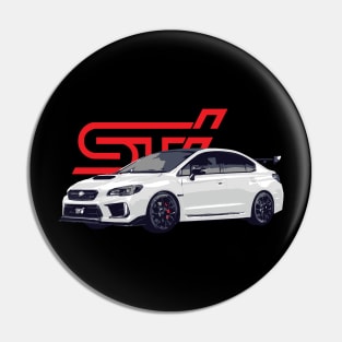 JDM STI WRX Impreza Pin