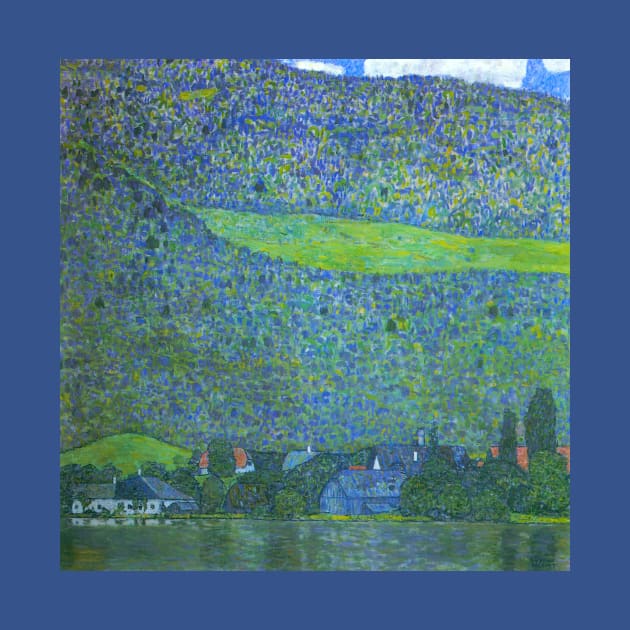 Unterach on the Attersee by Gustav Klimt by MasterpieceCafe