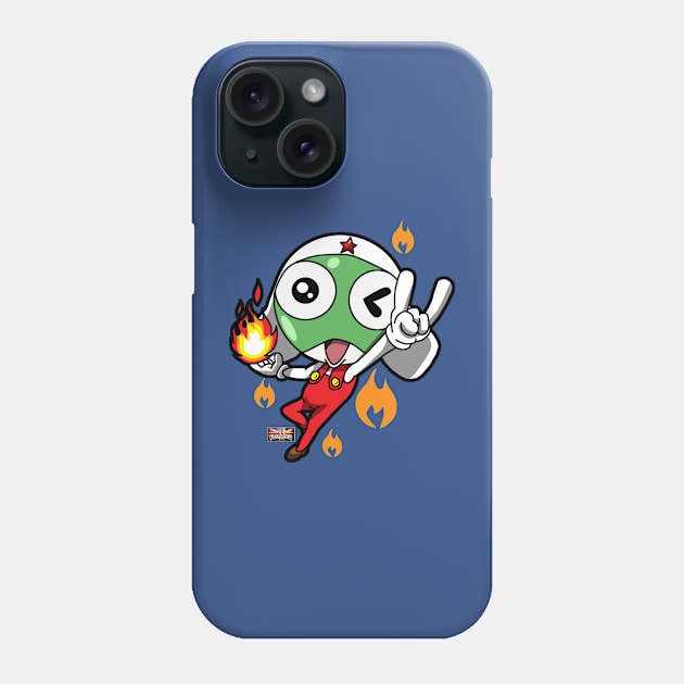 Fire Powered Froggy Phone Case by AJH designs UK