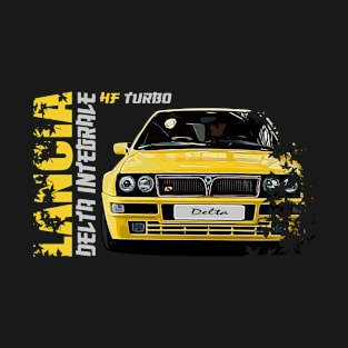 Delta Integrale HF Turbo Yellow T-Shirt