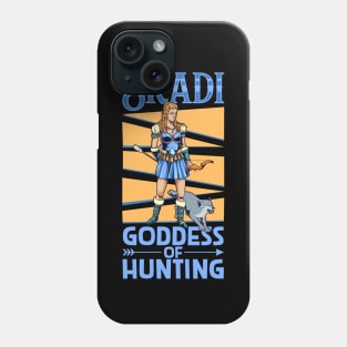 Viking goddess of hunting Skadi Phone Case
