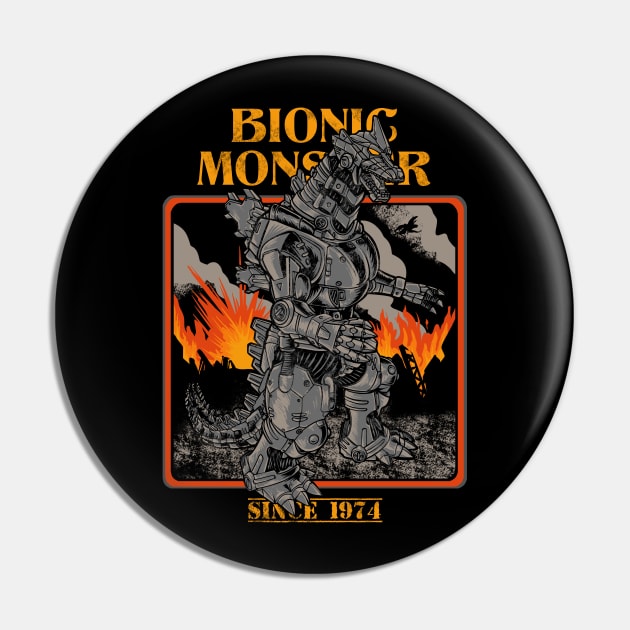 Bionic Monster since 1974 Pin by kimikodesign