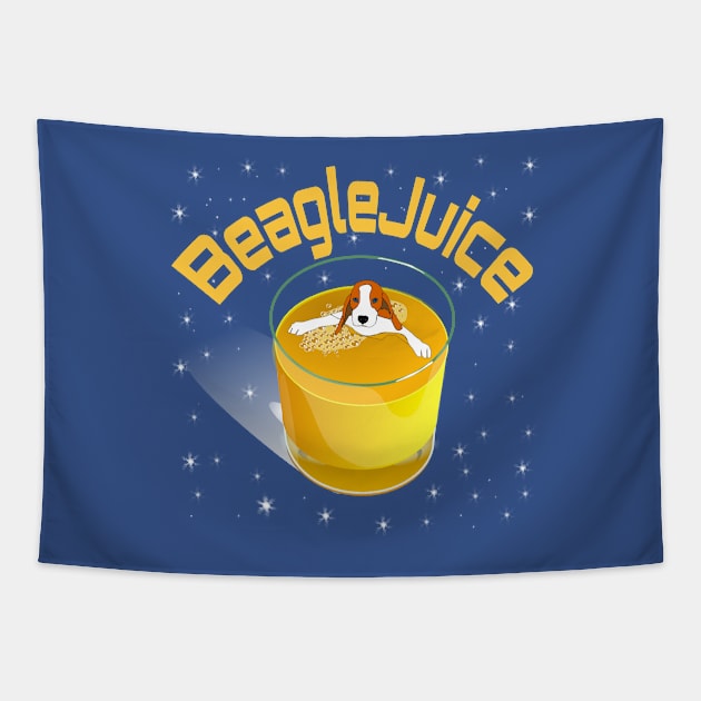 BeagleJuice Tapestry by oberkorngraphic