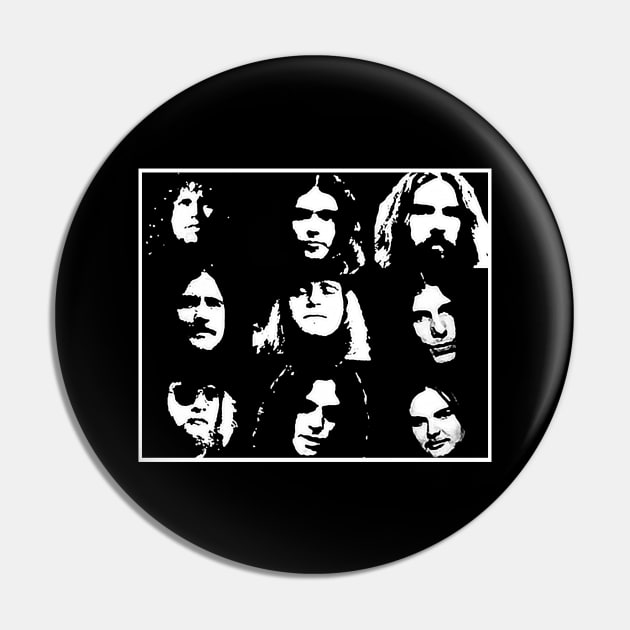 Skynyrd Heads Pin by BigOrangeShirtShop