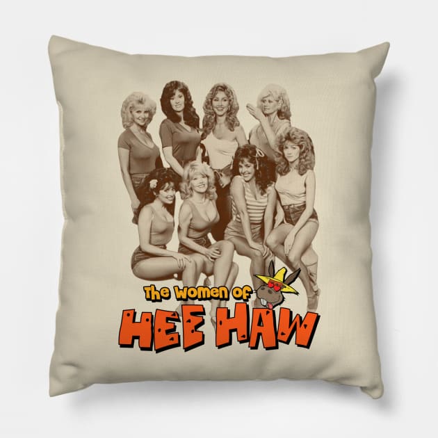 The Women of Hee Haw Pillow by darklordpug