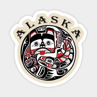 Alaska - Bear and Salmon Magnet