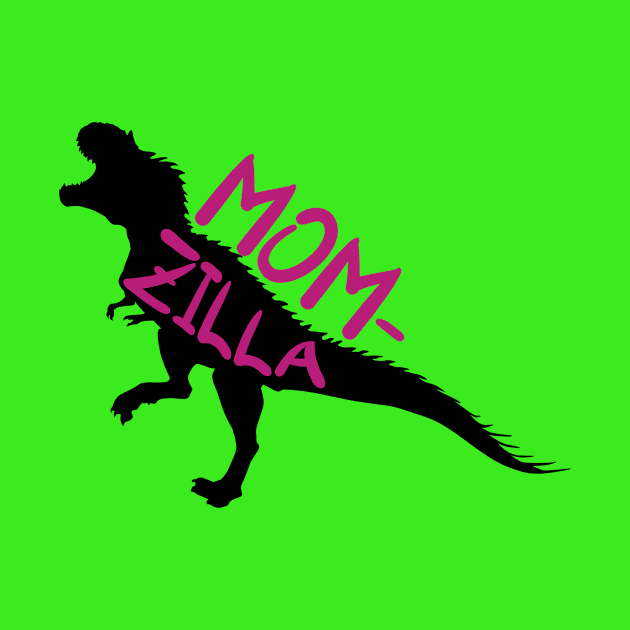 Mom-Zilla Dinosaur by 4Craig
