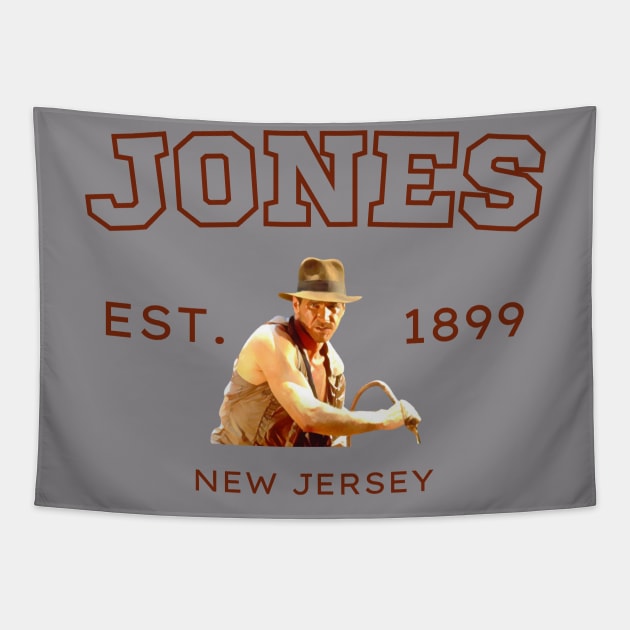 indiana jones college t-shirt • indiana jones and the raiders of the lost ark Tapestry by shopanniekat