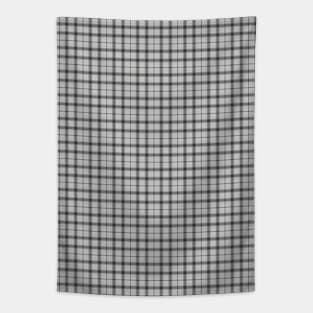 Black and Gray Plaids 001#003 Tapestry