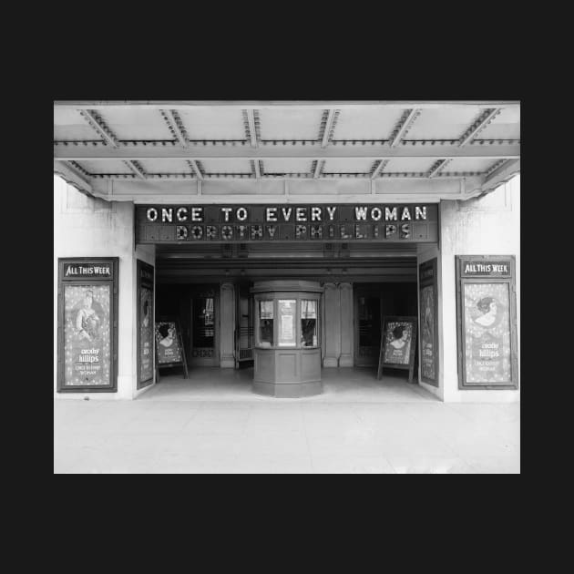 Rialto Movie Theater, 1920. Vintage Photo by historyphoto