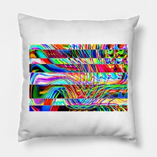 colorful swirls Pillow