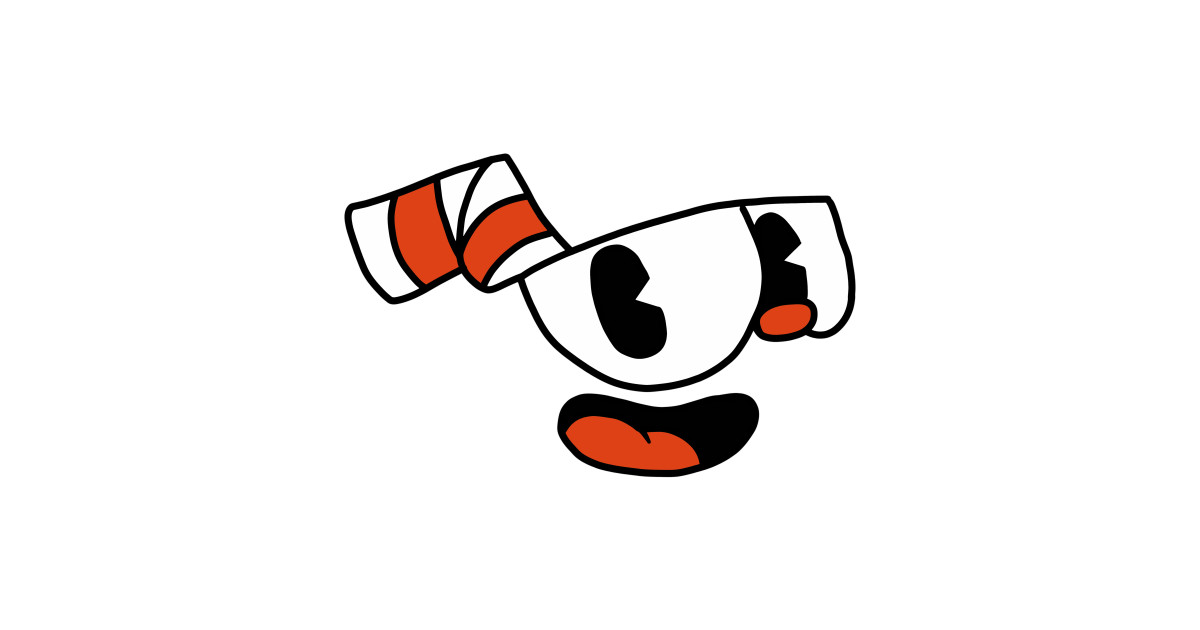 Cupheadface Cuphead And Mugman TShirt TeePublic