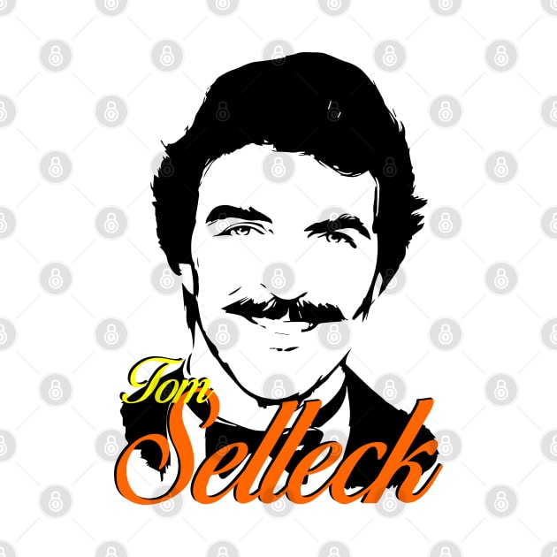 Tom Selleck Retro Man by Purwoceng