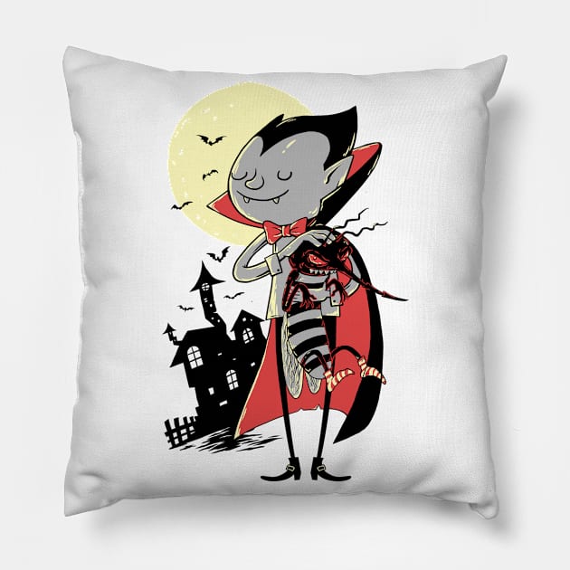 Dracula Got A New Pet Pillow by triagus