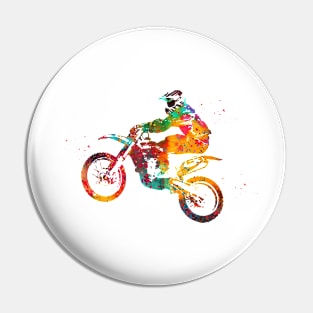 Motocross Dirt Bike Pin