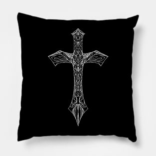 Bejeweled Cross Pillow