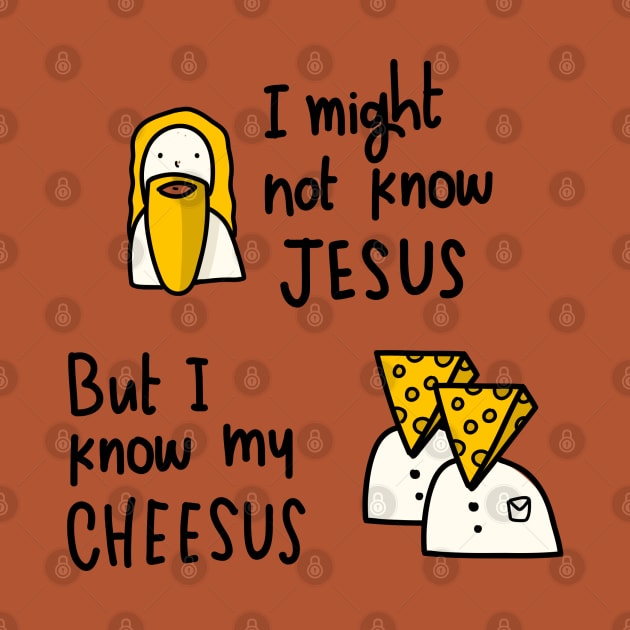 Jeesus Vs Cheeses by Think Beyond Color