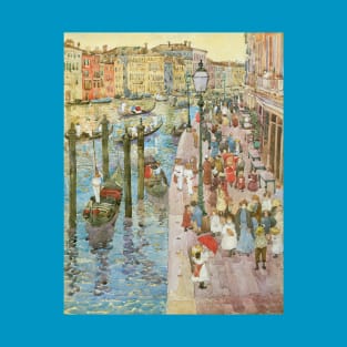 Grand Canal Venice by Maurice Brazil Prendergast T-Shirt