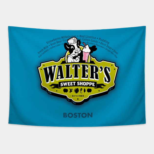 Walter's Sweet Shoppe Tapestry by Captain_RibMan