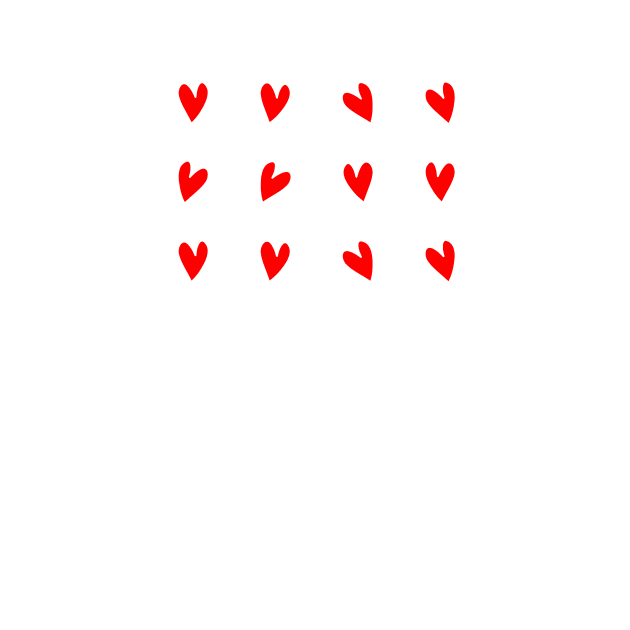 Cute Hearts and Arrows Valentines Day design by mmxxbk