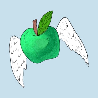 Angel Apple Green 2 T-Shirt