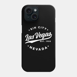 Sin City Las Vegas Nevada (White) Phone Case