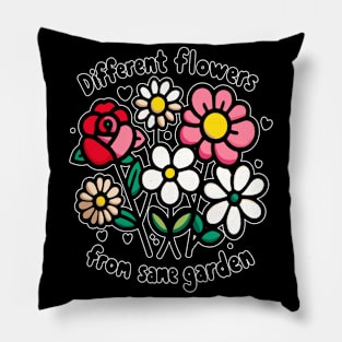 Sibling Florals - A Family's Blossom Pillow