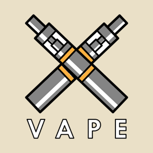 simple X vape icon T-Shirt