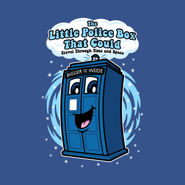 The Little Police Box by mikehandyart