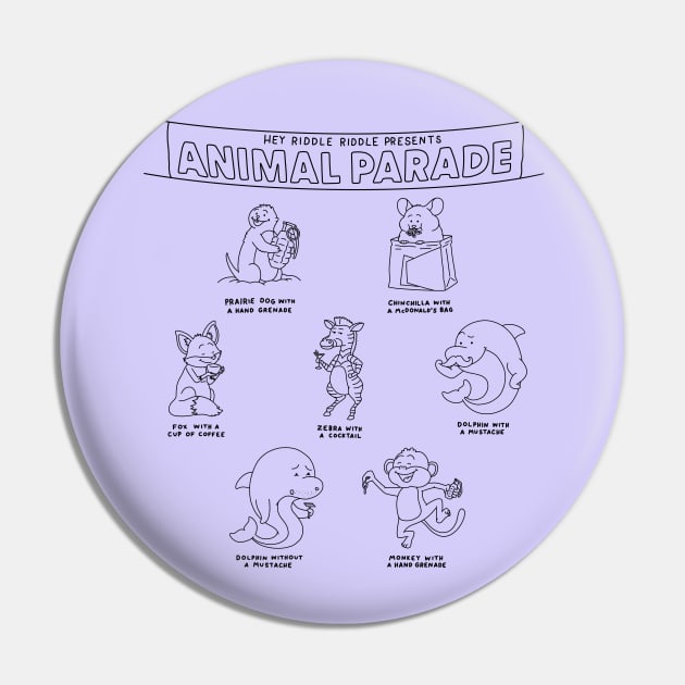 Animal Parade #3 Pin by Hey Riddle Riddle