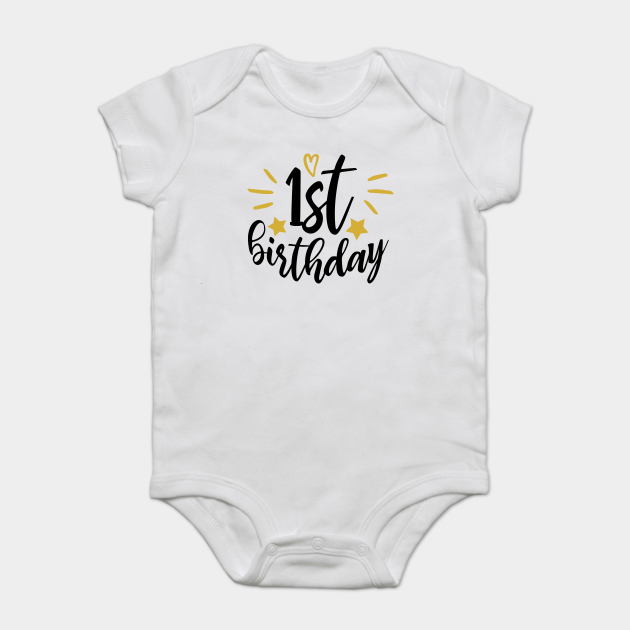 my first birthday onesie