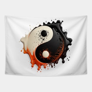 Yin Yang T-Shirt Tapestry