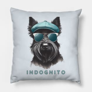 Scottish Terrier Indognito Pillow