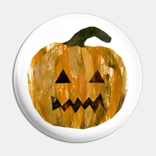 Pumpkin with carvings Pin