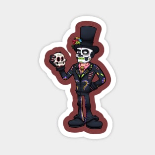 Sugar Skull Man Magnet