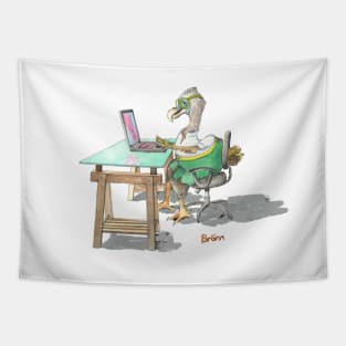 Dodo secretary mug teeshirt sticker mouse pad apparel Tapestry