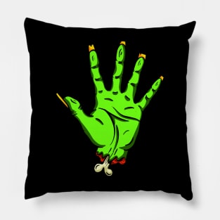 Zombie Undead Cut off Hand Hello Cartoon Pillow