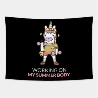 Working on my summer body Tapestry