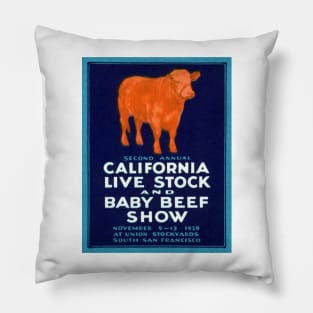 1929 California Beef Pillow