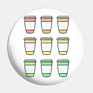 Coffee Cup Set Pin