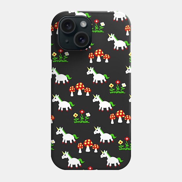 Magic Unicorn Garden Phone Case by Thatssounicorny