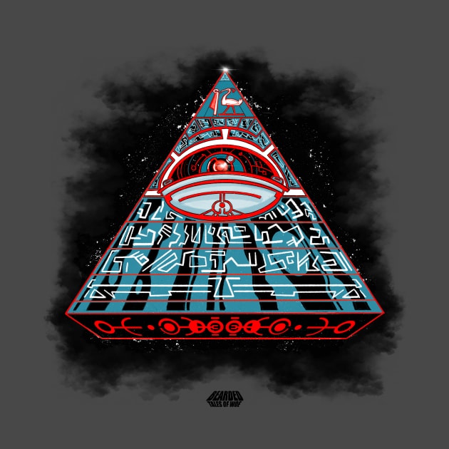 Pyramid Alien Invader by Bearded Tales Of Woe