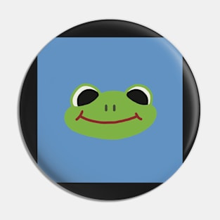 frog (blue) Pin