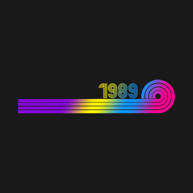 1989 Retro Vintage Old School Design by AlondraHanley