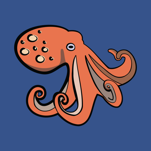 Colorful Octopus by evisionarts