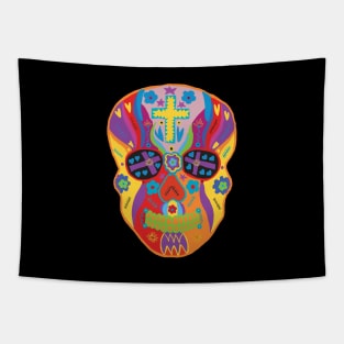 Sugar Skull Day of the Unliving Dead Calavera Tapestry