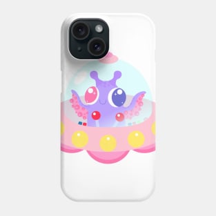 Octopus Space Alien with Tentacles Phone Case