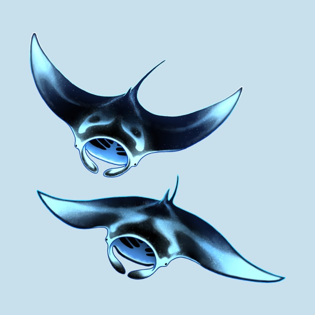 Manta Rays by TamiArt